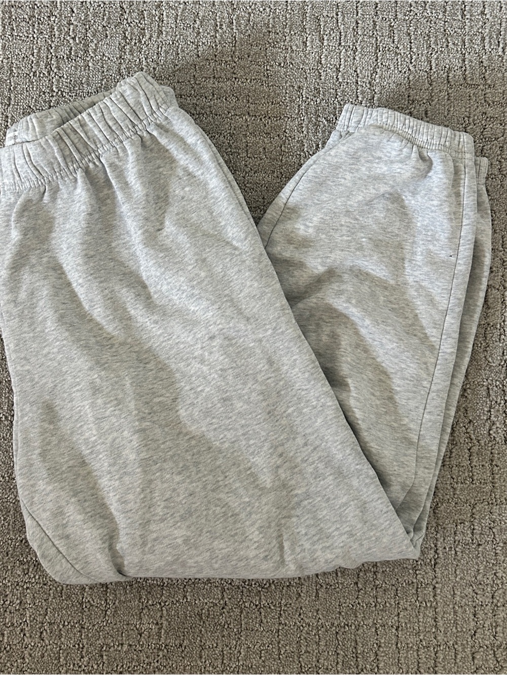 Cotton On Light Grey Women’s Sweatpants with Elastic Waist